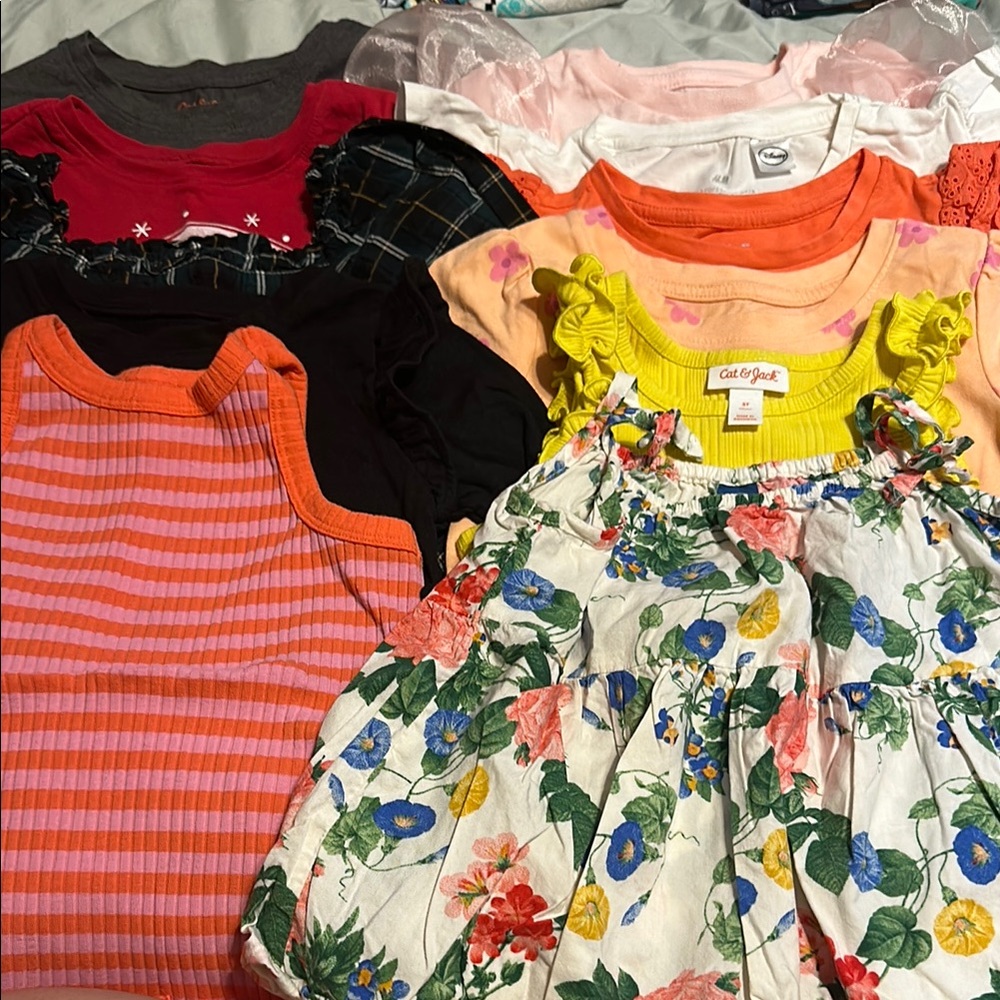 5t toddler girl top bundle